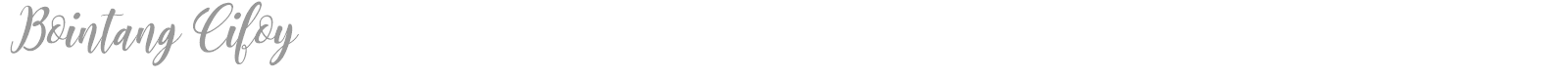 Bointang Cifoy font preview